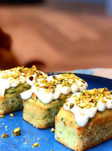 Load image into Gallery viewer, Courgette, Lime & Pistachio Cakes