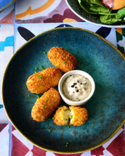 Load image into Gallery viewer, NEW Manchego & Chive Croquetas