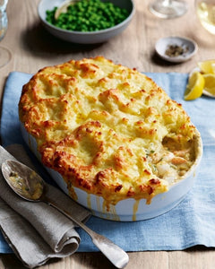 Classic Fish Pie with Cheesy Mash Top