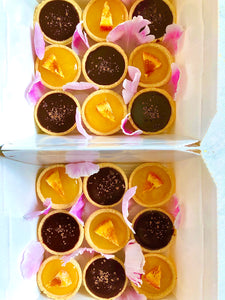 Mini Chocolate or Lemon Tartlets